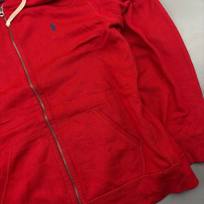 Red Ralph Lauren Zip Vest - Men XL - Very Good - Revaleur