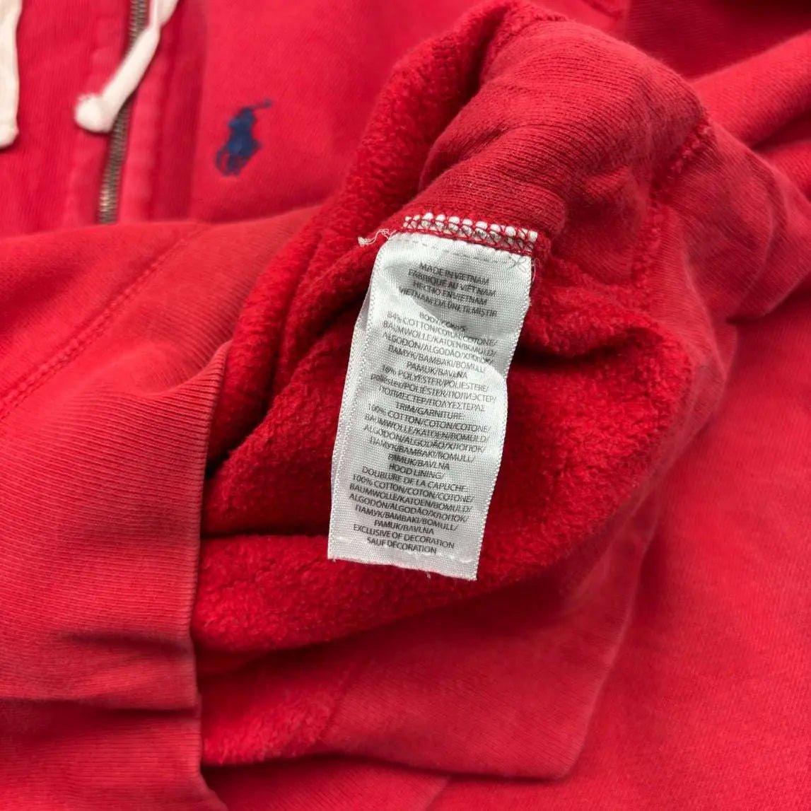 Red Ralph Lauren Zip Vest - S - Very Good - Revaleur