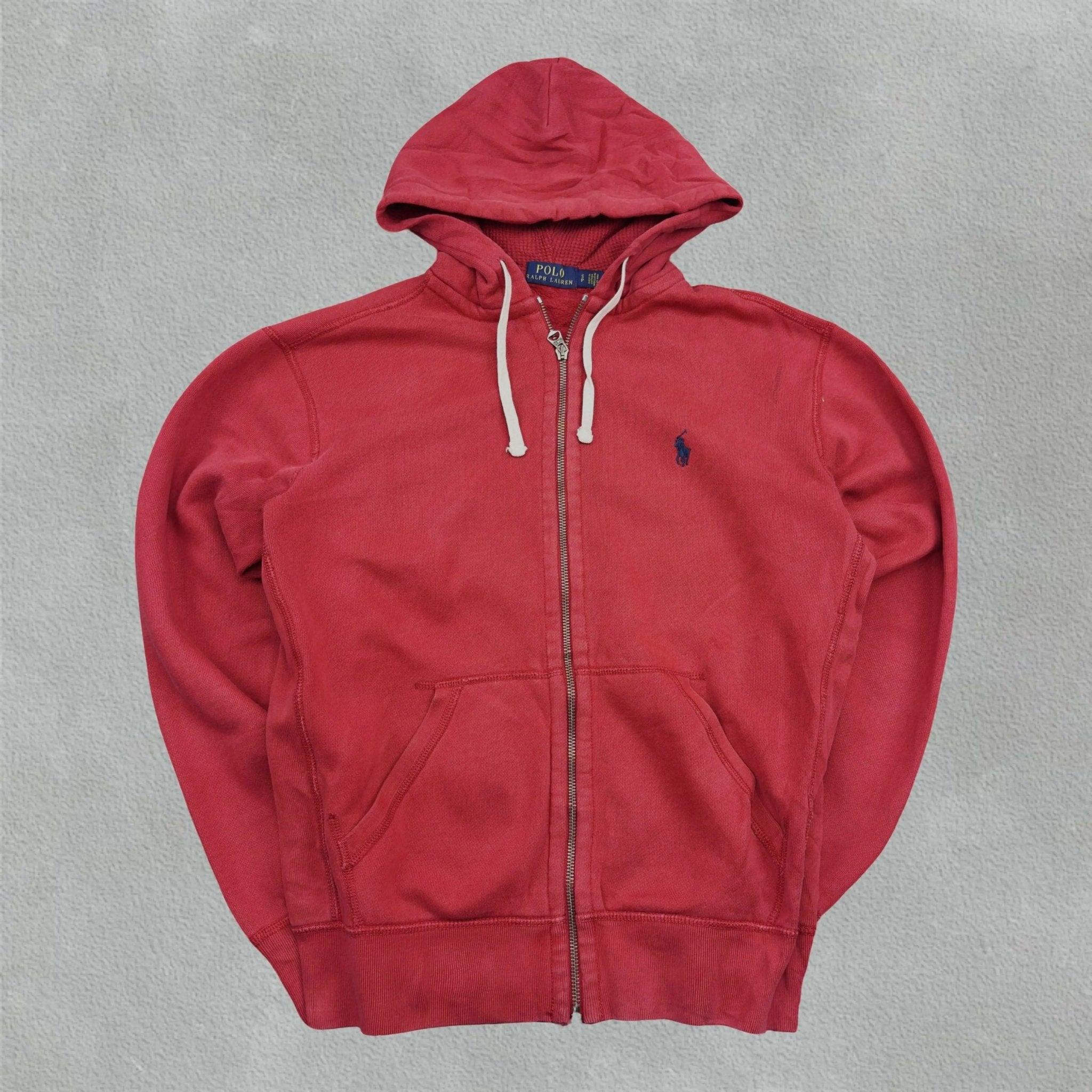 Red Ralph Lauren Zip Vest - S - Very Good - Revaleur