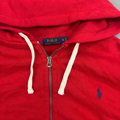 Red Ralph Lauren Zip Vest - XL - Very Good - Revaleur