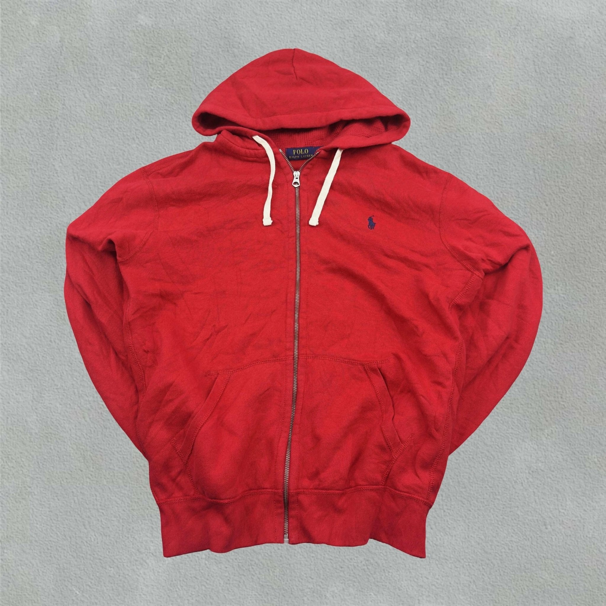 Red Ralph Lauren Zip Vest - XL - Very Good - Revaleur