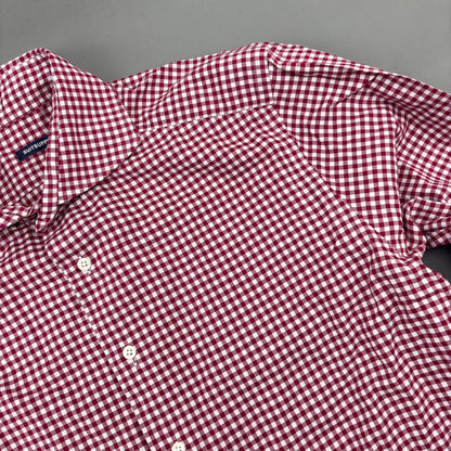 Red/White Suitsupply Shirt - Men 39 - Very Good - Revaleur