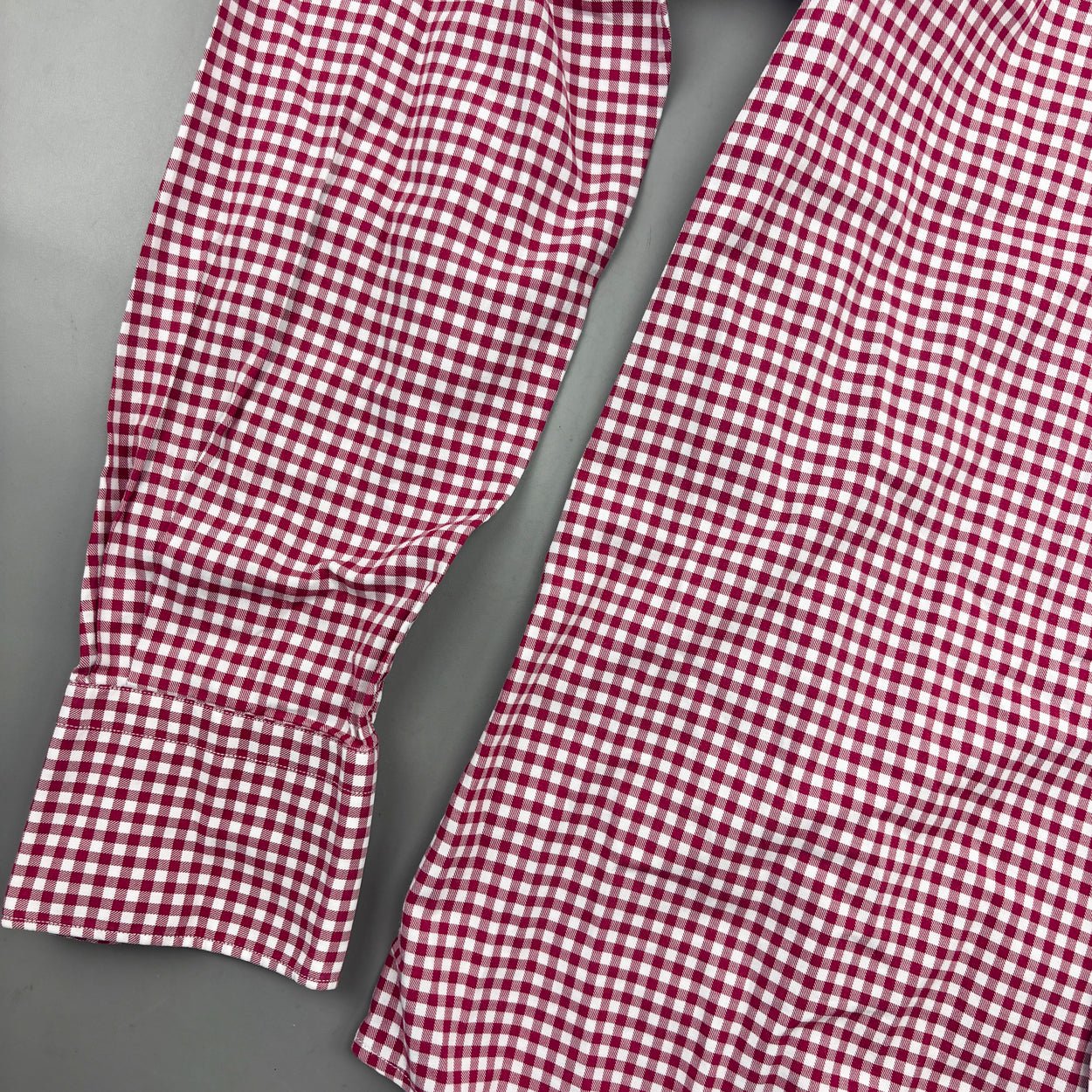 Red/White Suitsupply Shirt - Men 39 - Very Good - Revaleur