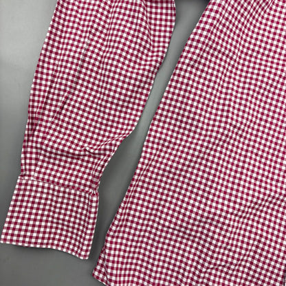 Red/White Suitsupply Shirt - Men 39 - Very Good - Revaleur