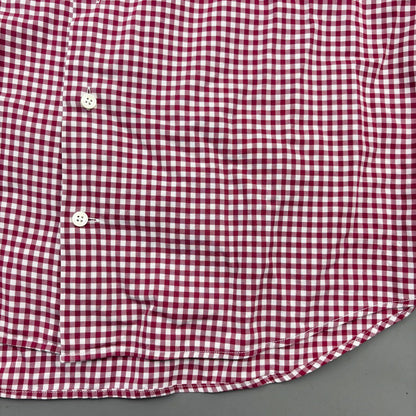 Red/White Suitsupply Shirt - Men 39 - Very Good - Revaleur