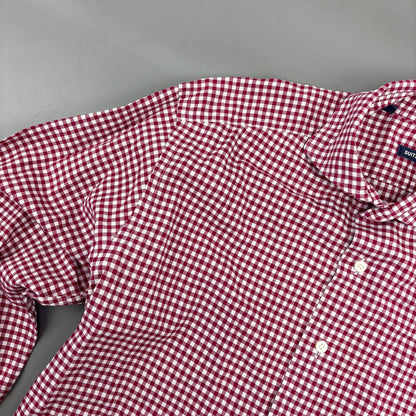 Red/White Suitsupply Shirt - Men 39 - Very Good - Revaleur