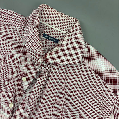 Red/White Suitsupply Shirt - Men 39S - Very Good - Revaleur