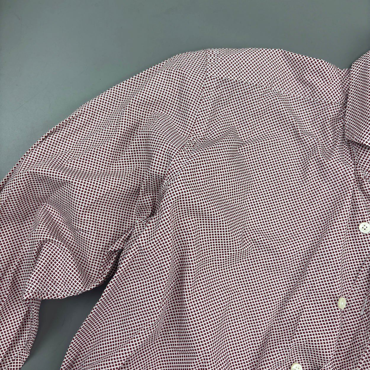 Red/White Suitsupply Shirt - Men 39S - Very Good - Revaleur