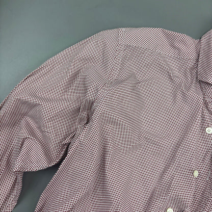 Red/White Suitsupply Shirt - Men 39S - Very Good - Revaleur