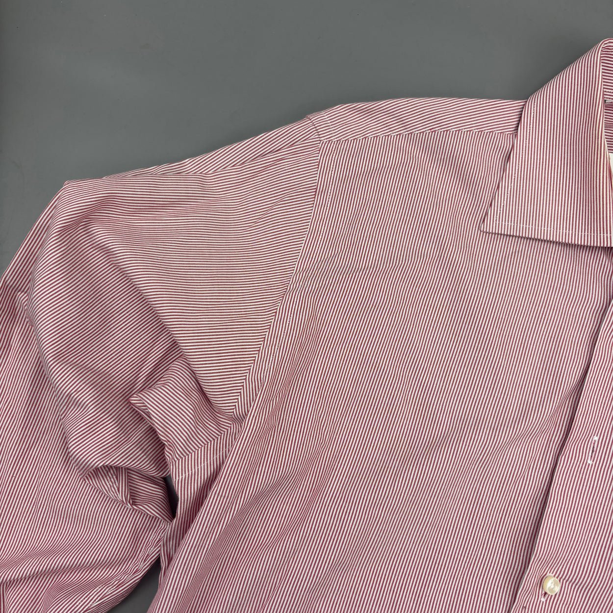 Red/White Suitsupply Shirt - Men 41 - Very Good - Revaleur