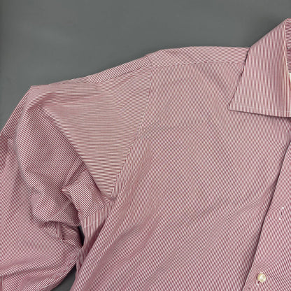 Red/White Suitsupply Shirt - Men 41 - Very Good - Revaleur