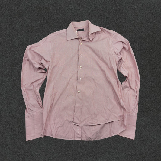 Red/White Suitsupply Shirt - Men 41 - Very Good - Revaleur