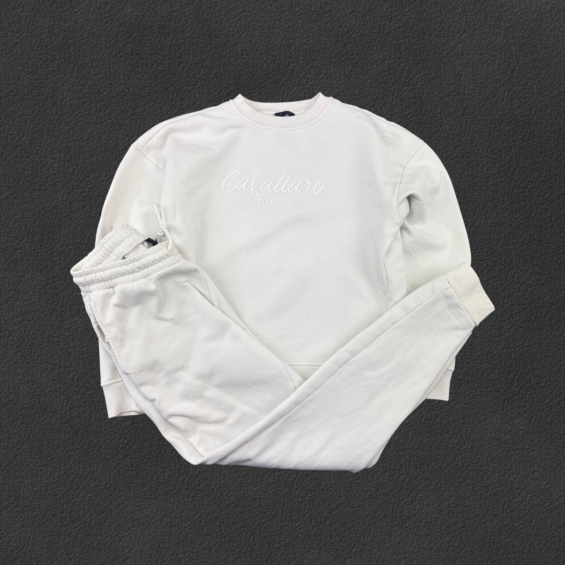 White Cavallaro Napoli Tracksuit - Women S - Very Good - Revaleur