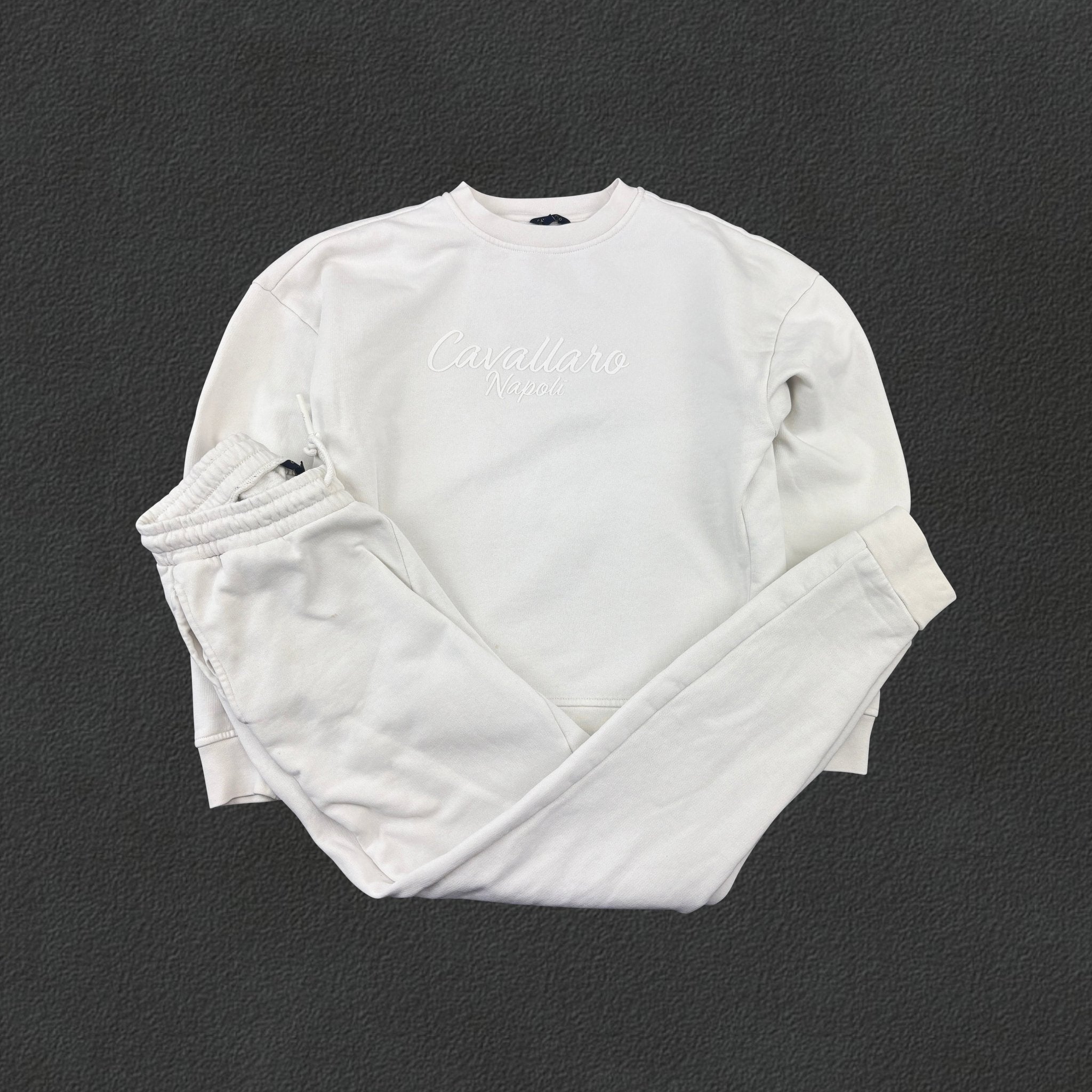 White Cavallaro Napoli Tracksuit - Women S - Very Good - Revaleur