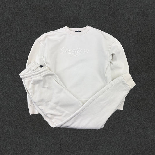 White Cavallaro Napoli Tracksuit - Women S - Very Good - Revaleur