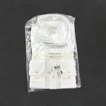 White Profuomo Shirt - Men 43 - New With Tags - Revaleur