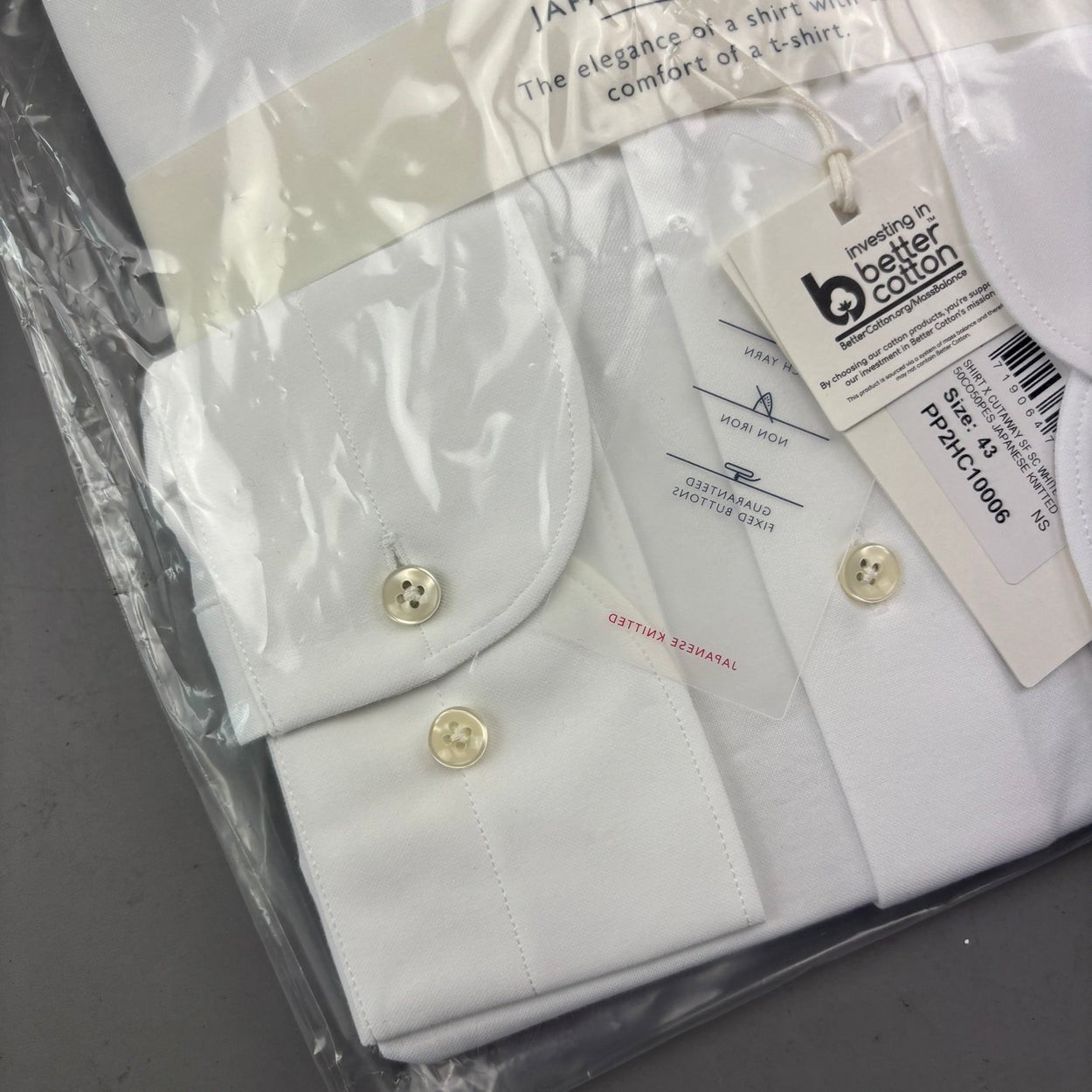 White Profuomo Shirt - Men 43 - New With Tags - Revaleur