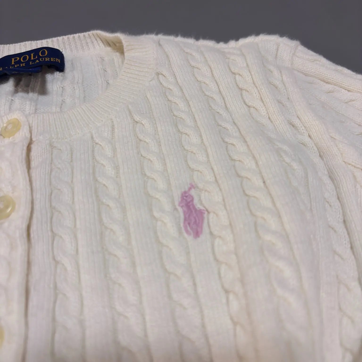White Ralph Lauren Cardigan - L (Kids) - New, never worn - Revaleur