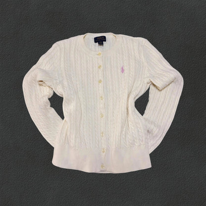White Ralph Lauren Cardigan - L (Kids) - New, never worn - Revaleur