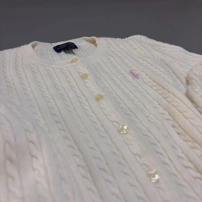 White Ralph Lauren Cardigan - L (Kids) - New, never worn - Revaleur