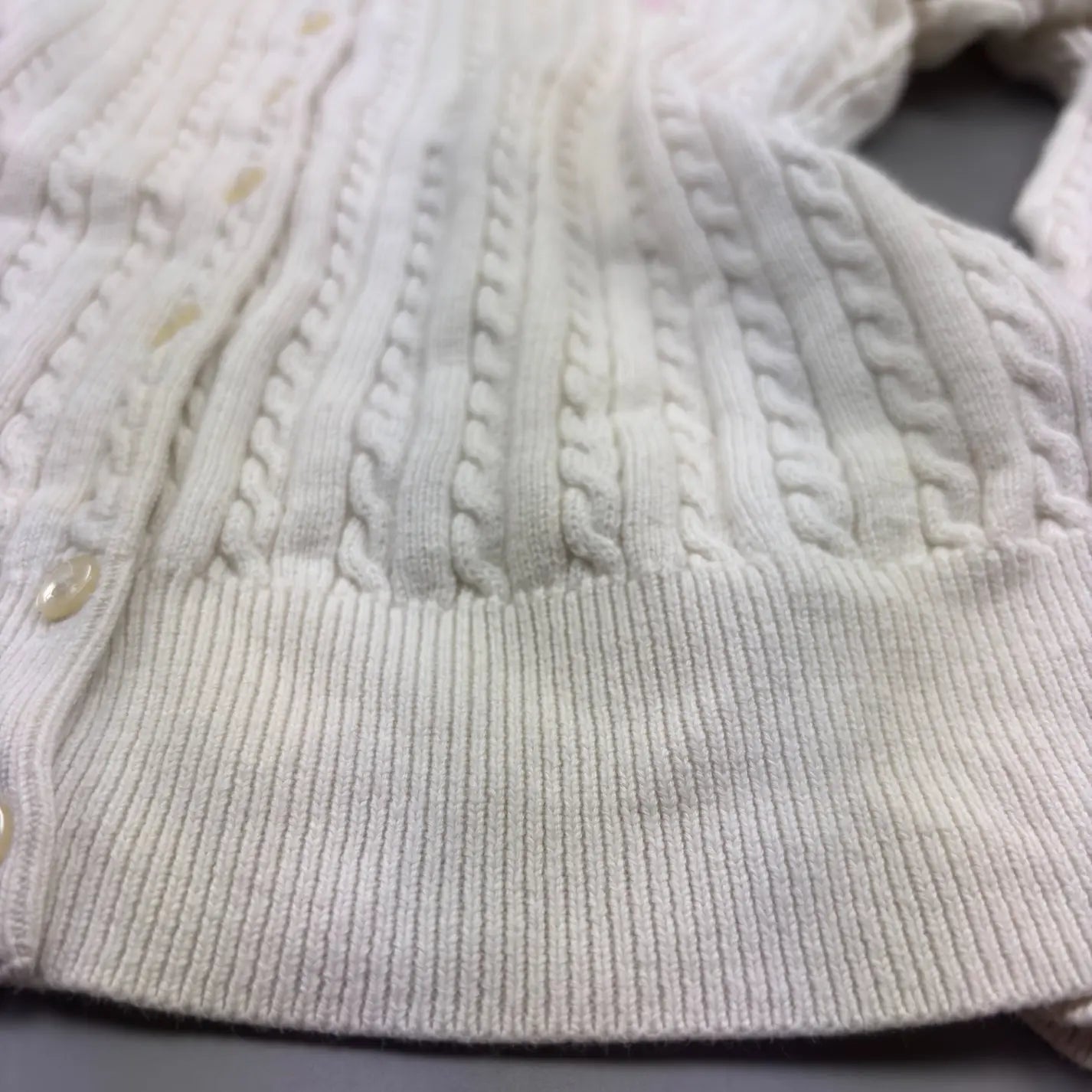 White Ralph Lauren Cardigan Longsleeve - XL (Kids) - Very Good Condition - Revaleur