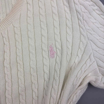 White Ralph Lauren Cardigan - XL - Very Good - Revaleur