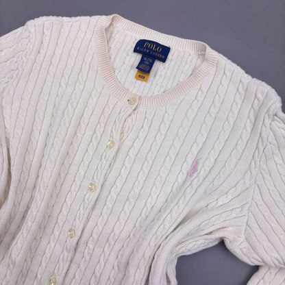 White Ralph Lauren Cardigan - XL - Very Good - Revaleur