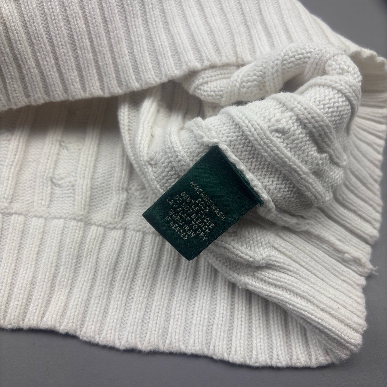 White Ralph Lauren Knitted Sweater - Women S - Very Good - Revaleur