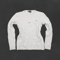 White Ralph Lauren Knitted Sweater - Women S - Very Good - Revaleur
