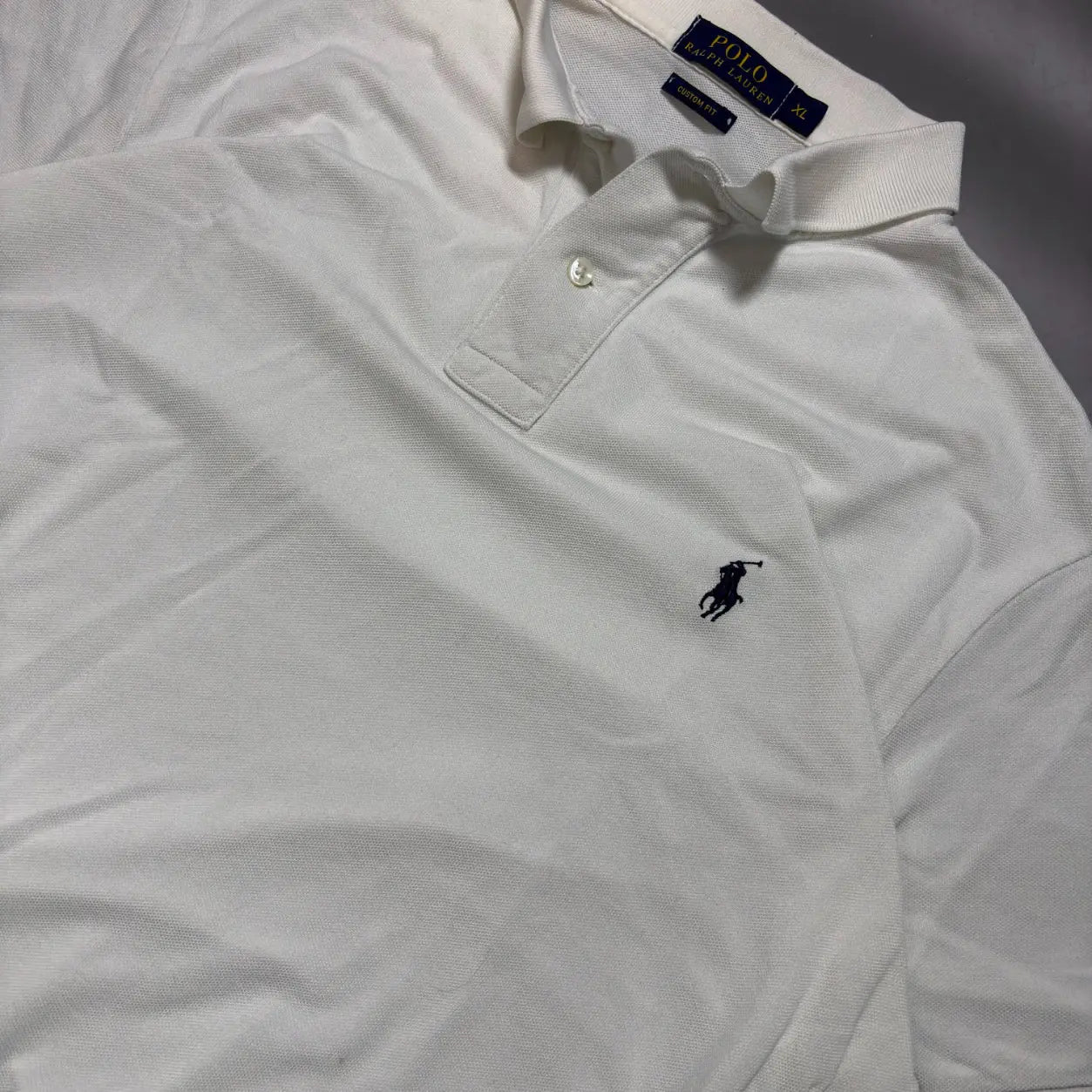 White Ralph Lauren Polo - XL - New, Never Worn - Revaleur