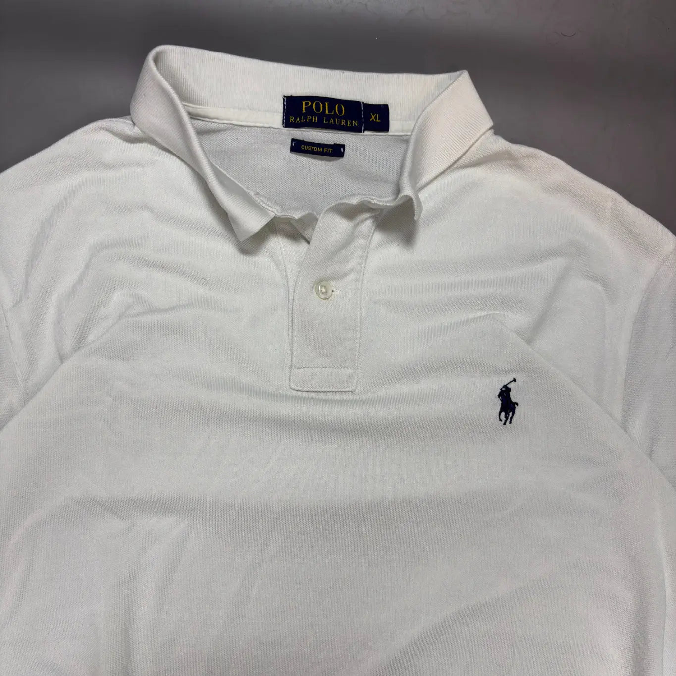 White Ralph Lauren Polo - XL - New, Never Worn - Revaleur