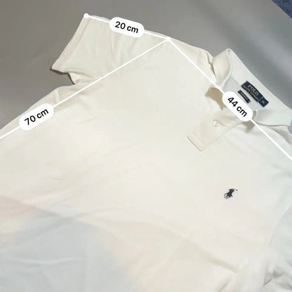 White Ralph Lauren Polo - XL - New, Never Worn - Revaleur