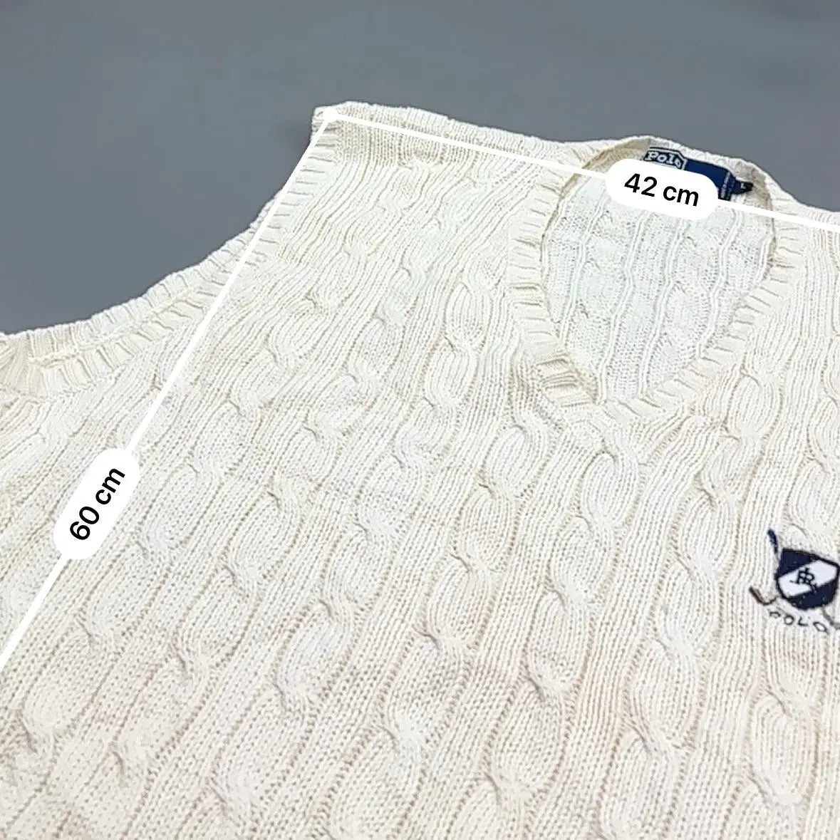 White Ralph Lauren Spencer - L - Very Good Condition - Revaleur