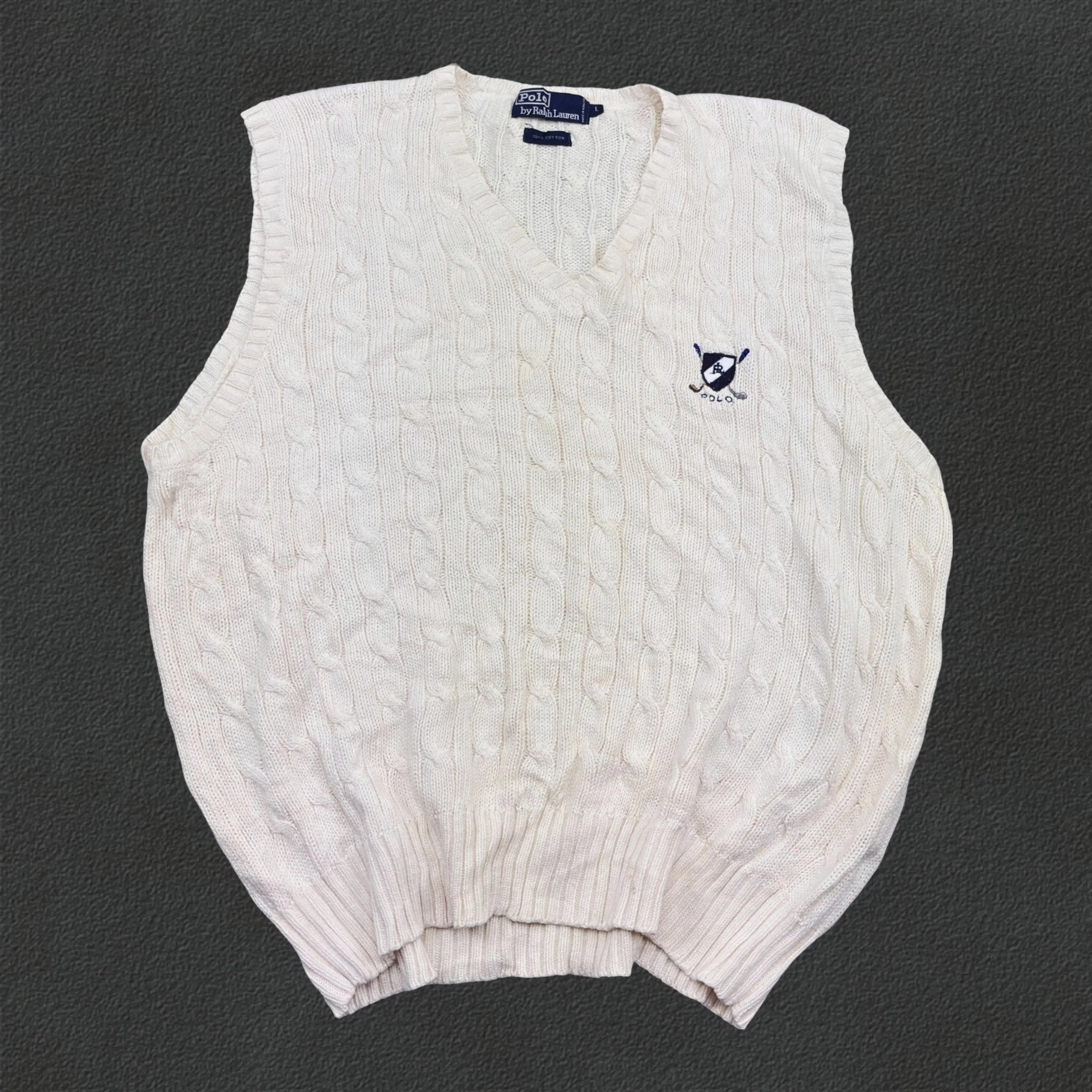 White Ralph Lauren Spencer - L - Very Good Condition - Revaleur