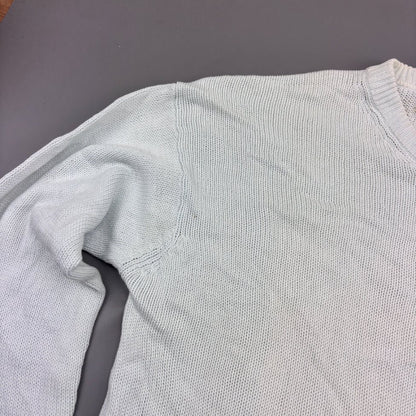 White Ralph Lauren V - neck Sweater - M - Very Good - Revaleur