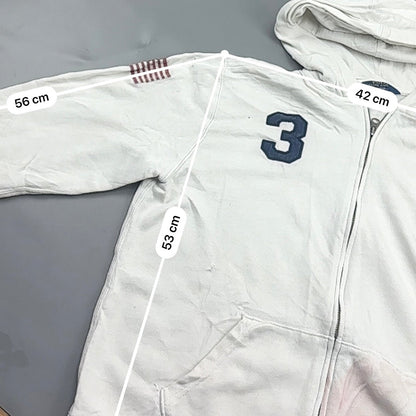 White Ralph Lauren Zip Vest - Boys XL - Good - Revaleur