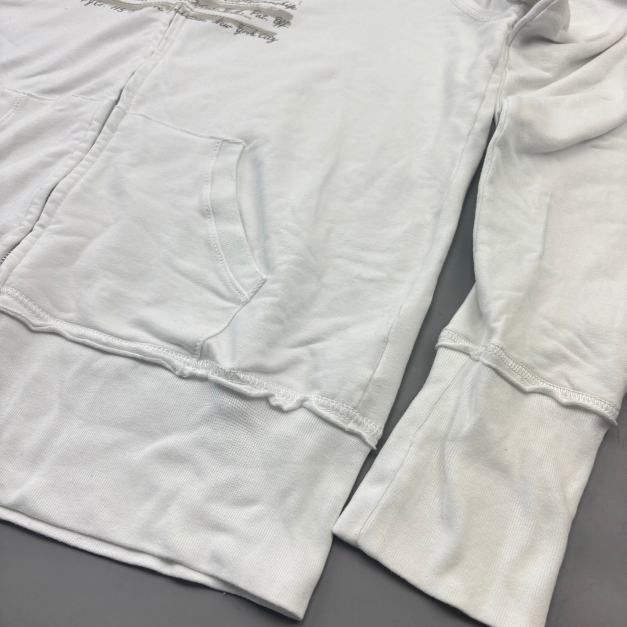 White Ralph Lauren Zip Vest - Men XL - Very Good - Revaleur