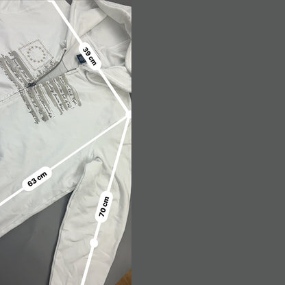 White Ralph Lauren Zip Vest - Men XL - Very Good - Revaleur