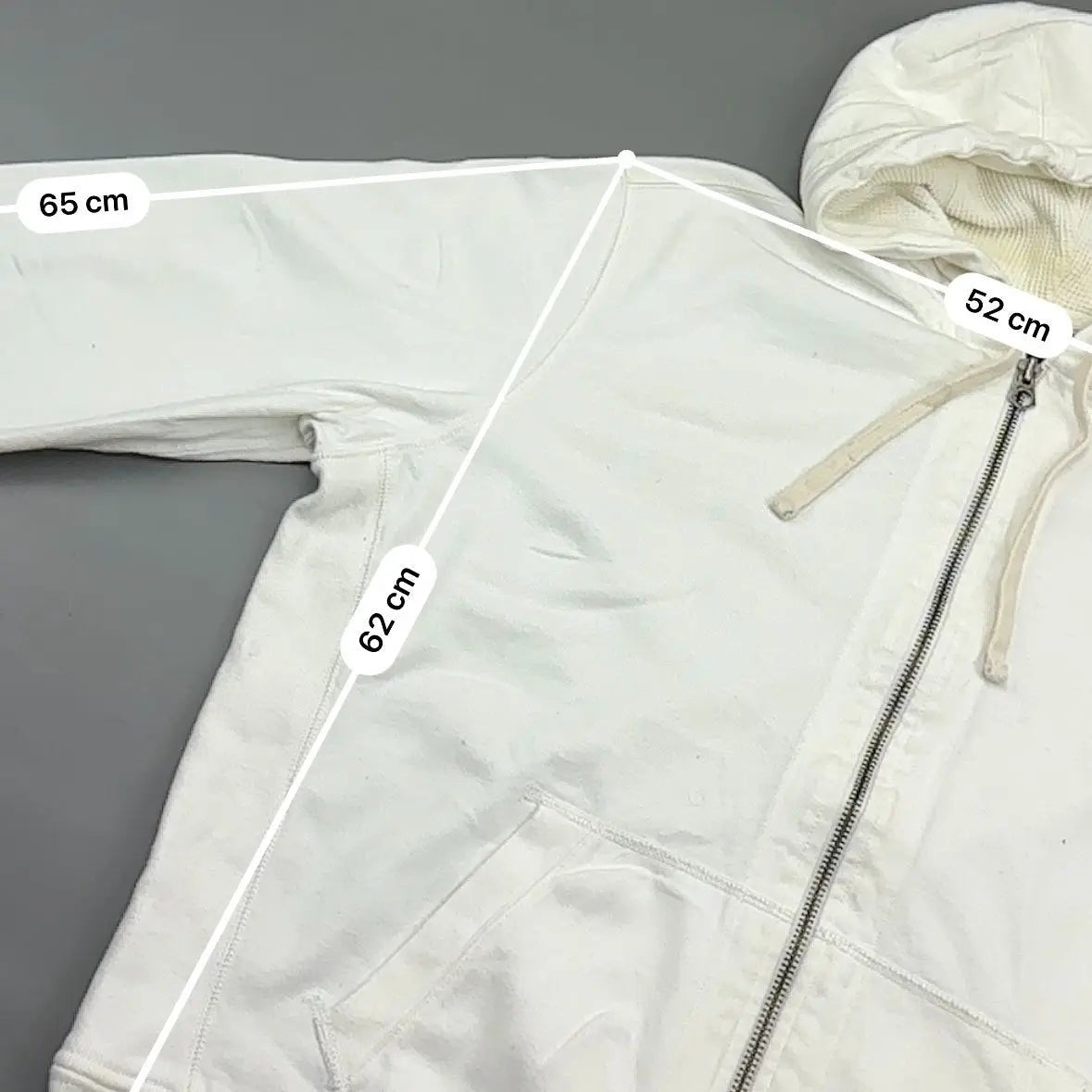 White Ralph Lauren Zip Vest - Men XL - Very Good - Revaleur