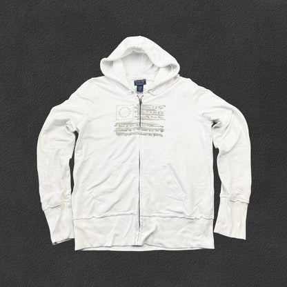 White Ralph Lauren Zip Vest - Men XL - Very Good - Revaleur