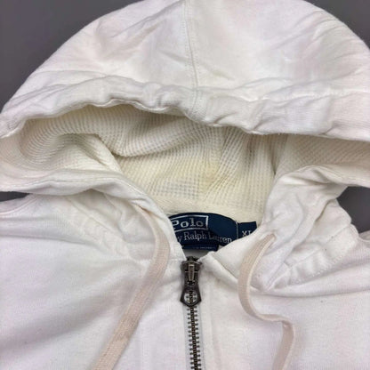 White Ralph Lauren Zip Vest - Men XL - Very Good - Revaleur
