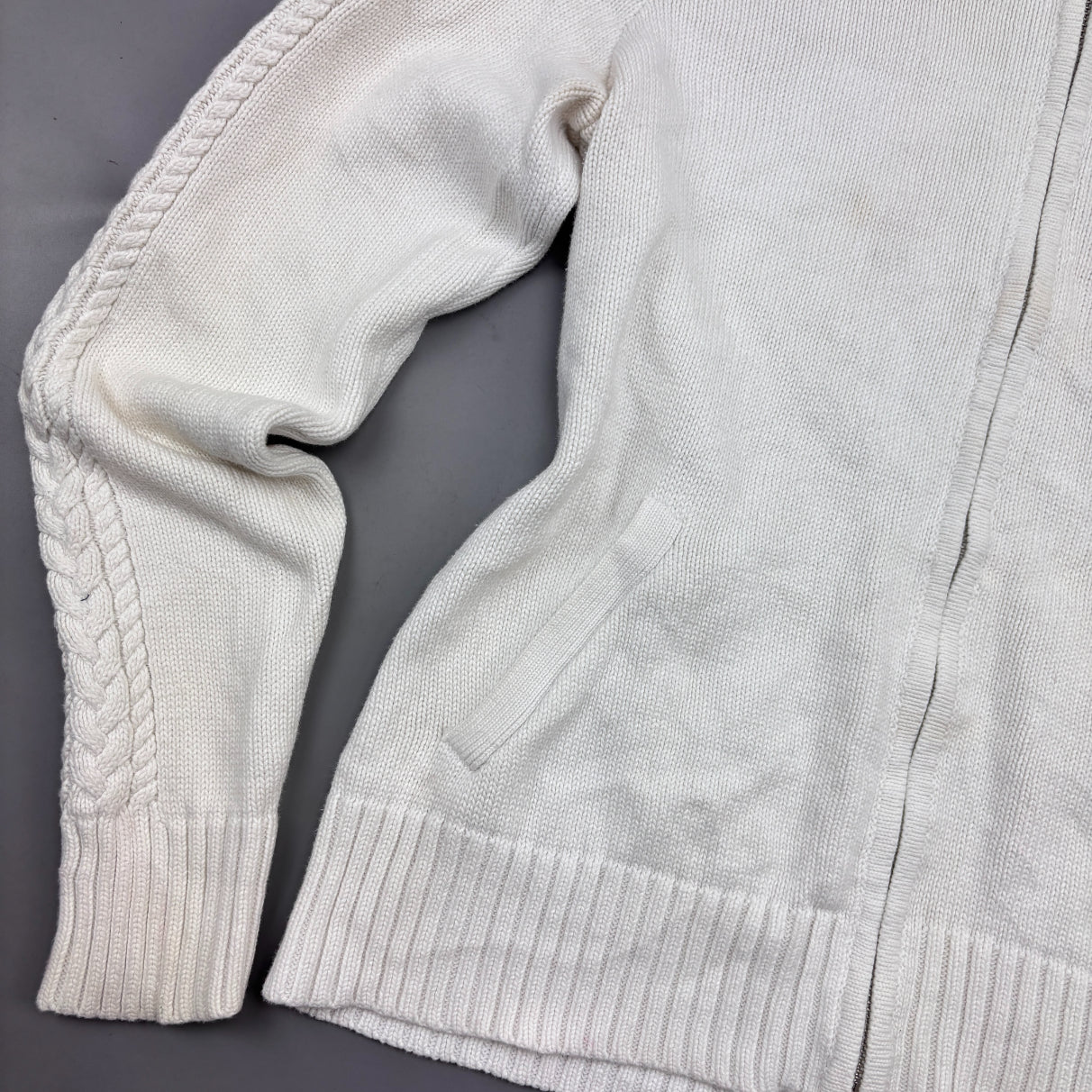 White Ralph Lauren Zip Vest - Women M - Very Good - Revaleur