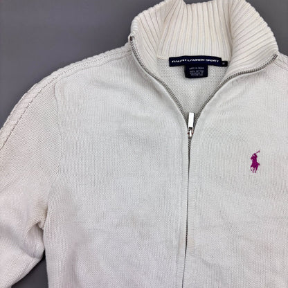 White Ralph Lauren Zip Vest - Women M - Very Good - Revaleur