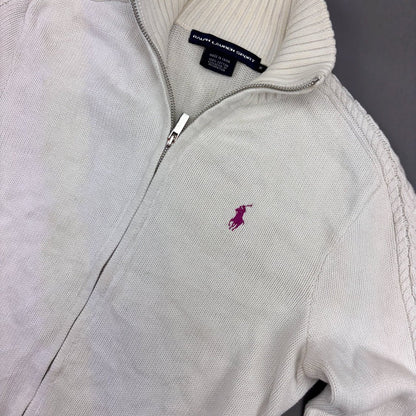 White Ralph Lauren Zip Vest - Women M - Very Good - Revaleur