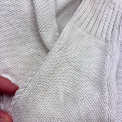 White Ralph Lauren Zip Vest - Women M - Very Good - Revaleur