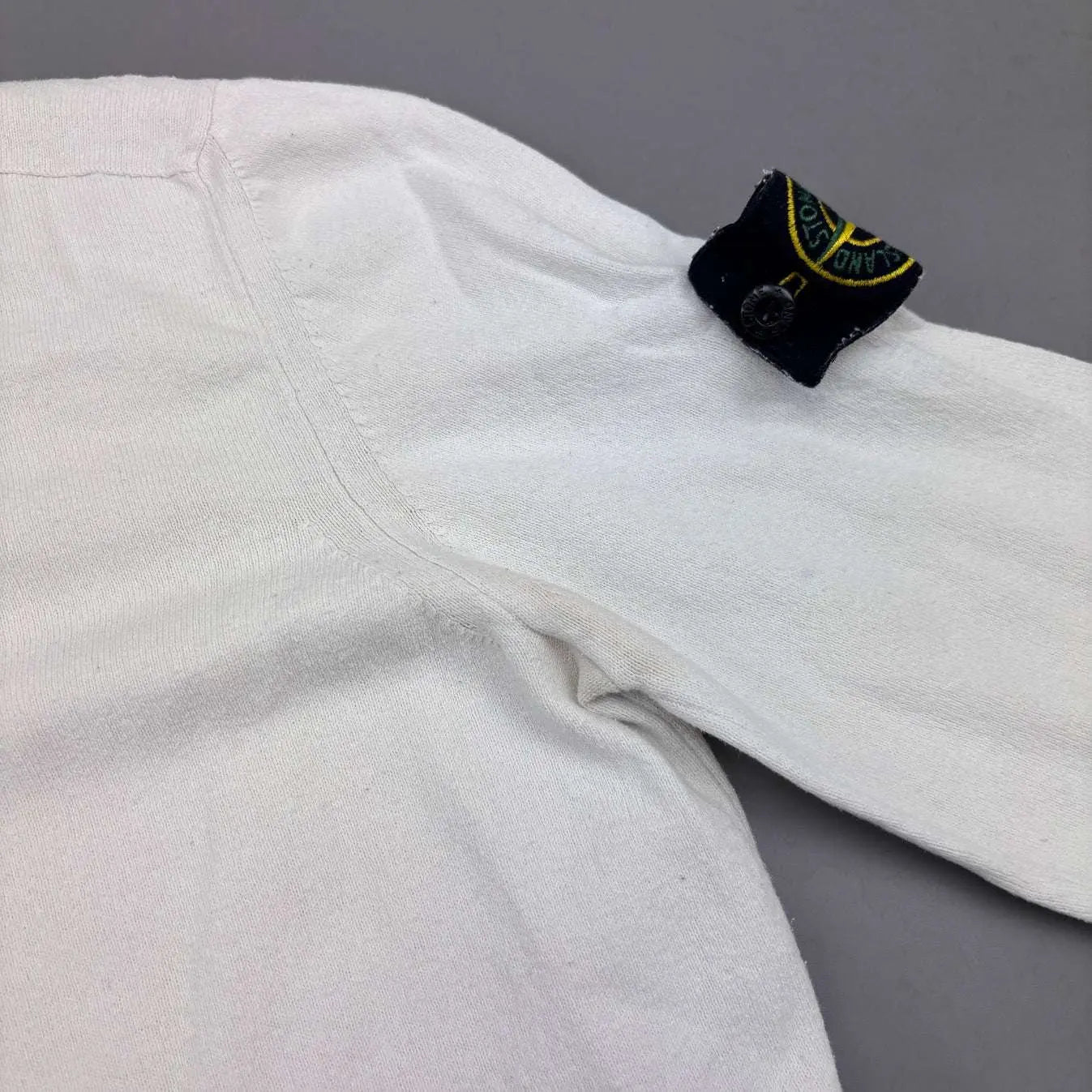 White Stone Island Jumper - S - Authentic & Very Good Condition - Revaleur