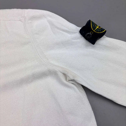 White Stone Island Jumper - S - Authentic & Very Good Condition - Revaleur