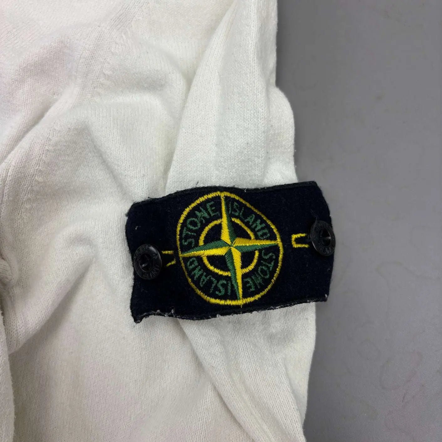 White Stone Island Jumper - S - Authentic & Very Good Condition - Revaleur