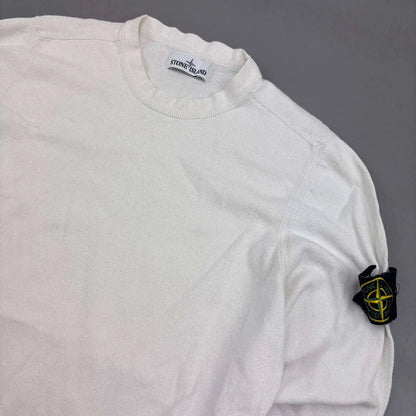 White Stone Island Jumper - S - Authentic & Very Good Condition - Revaleur