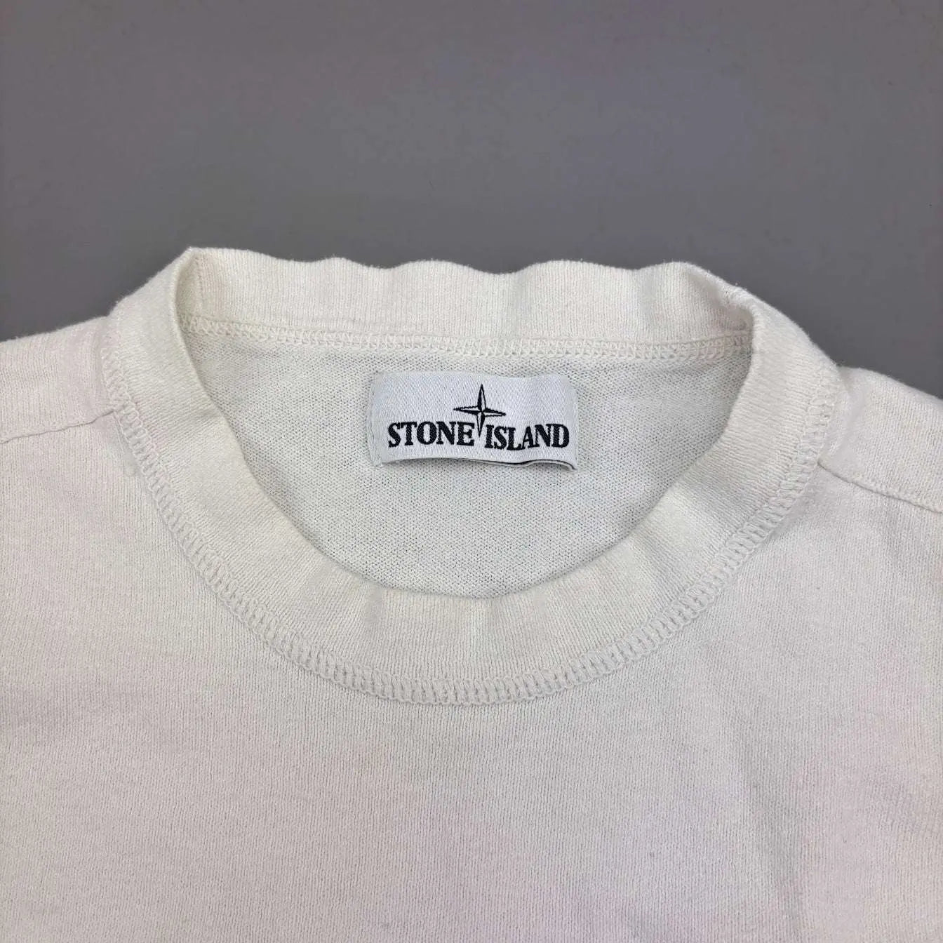 White Stone Island Jumper - S - Authentic & Very Good Condition - Revaleur